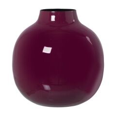 Vase Alexandra House Living Dark pink Metal 21 x 21 x 21 cm