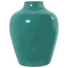 Vaso Alexandra House Living Verde scuro Metallo 21 x 21 x 26 cm