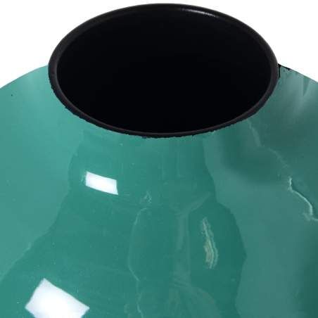 Vase Alexandra House Living Dark green Metal 21 x 21 x 26 cm