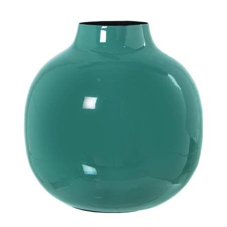 Vase Alexandra House Living Dark green Metal 21 x 21 x 21 cm