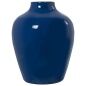 Vase Alexandra House Living Dark blue Metal 21 x 21 x 26 cm