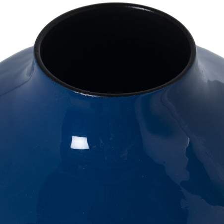 Vase Alexandra House Living Dark blue Metal 21 x 21 x 26 cm