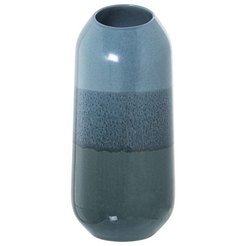 Vase Alexandra House Living Blue Ceramic Tricolour 16 x 16 x 39 cm