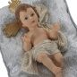 Decorative Figure Alexandra House Living Silver Plastic 16 x 17 x 28 cm Cushion Baby Jesus