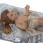 Decorative Figure Alexandra House Living Silver Plastic 16 x 17 x 28 cm Cushion Baby Jesus