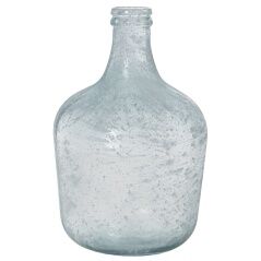 Vase made from recycled glass Alexandra House Living White Crystal 25 x 25 x 37 cm