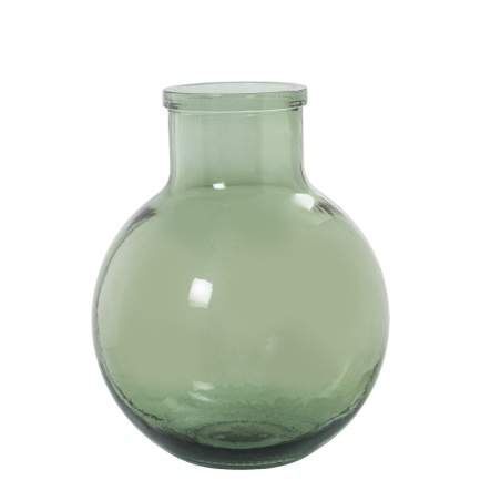 Vaso in Vetro Riciclato Alexandra House Living Verde Cristallo 23 x 22 x 31 cm