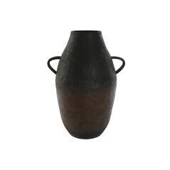 Vase Home ESPRIT Brown Black Metal Vintage 38 x 29 x 51 cm