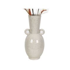 Vaso Romimex Beige Ceramica 18 x 40 x 18 cm Con manici