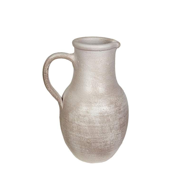 Vaso Romimex Grigio Ceramica 22 x 30 x 16 cm Con maniglia