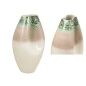 Vase Romimex White Green Ceramic 24 x 39 x 20 cm With handles