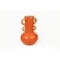 Vase Romimex Orange Natural Ceramic Rattan 20 x 40 x 20 cm With handles