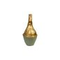 Vase Romimex Green Golden Aluminium 18 x 36 x 17 cm