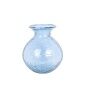 Vase Romimex Blue recycled glass Spherical 29 x 33 x 29 cm