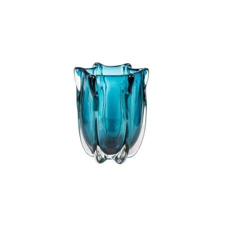 Vaso Romimex Azzurro Vetro 18 x 23 x 18 cm