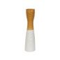 Vase Romimex Yellow White Ceramic 12 x 59 x 12 cm