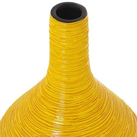 Set of 2 Vases Alexandra House Living Yellow Ceramic 25 x 36 x 37 cm (2 Pieces)