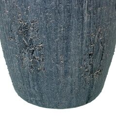 Vase Alexandra House Living Grey Ceramic 17 x 42 cm