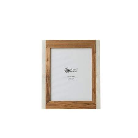 Photo frame Romimex Brown Wood Marble 27 x 32 x 2 cm