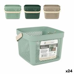 Cestino Multiuso Confortime Plastica 5 L 20 x 20 x 15,5 cm (24 Unità)