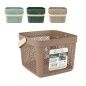 Multi-purpose basket Confortime Plastic 8 L 23,5 x 23,5 x 18,5 cm (24 Units)