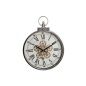 Orologio da Parete DKD Home Decor Movimento Nero Grigio Ferro (46 x 6 x 60 cm)