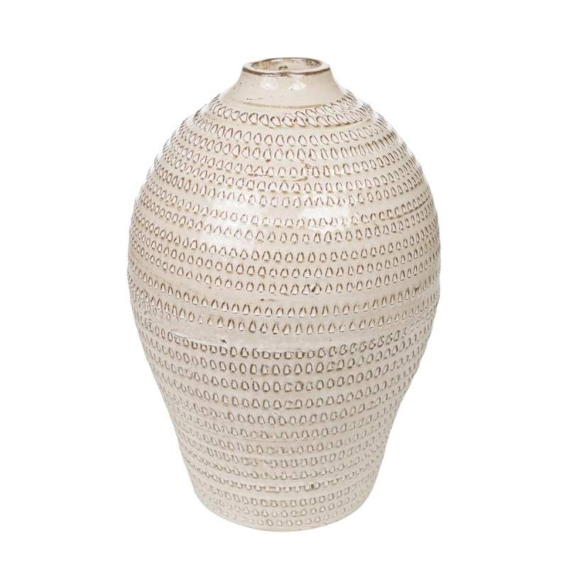 Vase Romimex Beige Terracotta 19 x 28 x 19 cm