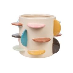 Vaso Romimex Multicolore Ceramica 20 x 14 x 20 cm