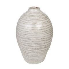 Vaso Romimex Beige Terracotta 24 x 35 x 24 cm