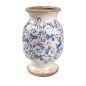 Vase Romimex Blue White Porcelain 20 x 32 x 20 cm