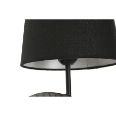 Lampada da Parete Home ESPRIT Nero Marrone scuro Coloniale Cavallo 220 V 18 x 21,5 x 50,5 cm (2 Unità)