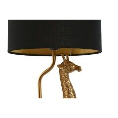 Desk lamp Home ESPRIT Black Golden 20 x 20 x 53 cm