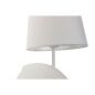 Lampada da Parete Home ESPRIT Bianco Moderno Cavallo Finitura invecchiata 220 V 18 x 21,5 x 50,5 cm (2 Unità)