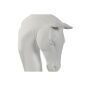 Lampada da Parete Home ESPRIT Bianco Moderno Cavallo Finitura invecchiata 220 V 18 x 21,5 x 50,5 cm (2 Unità)