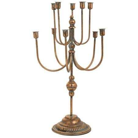 Candelabro Alexandra House Living Oro Ferro 35 x 60 x 36 cm