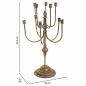 Candle Holder Alexandra House Living Gold Iron 35 x 60 x 36 cm