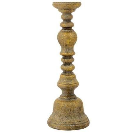 Candelabro Alexandra House Living Oro Resina 16 x 46 x 16 cm