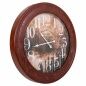 Orologio da Parete Alexandra House Living Rosso Legno di abete Legno MDF 80 x 8 x 80 cm