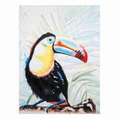 Painting Alexandra House Living Toucan Canvas Fir wood 120 x 3 x 90 cm