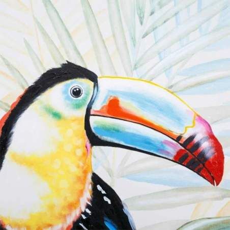 Painting Alexandra House Living Toucan Canvas Fir wood 120 x 3 x 90 cm