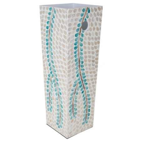 Umbrella stand Alexandra House Living Blue Cream 19 x 58 x 19 cm