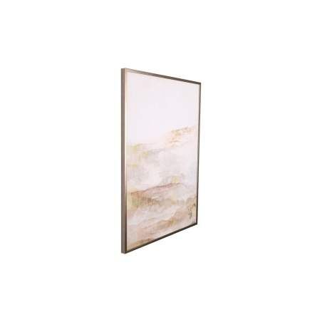 Canvas Romimex polystyrene MDF Wood Abstract Landscape 60 x 80 x 3 cm