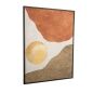 Canvas Romimex polystyrene MDF Wood Abstract 60 x 80 x 3 cm