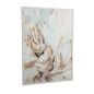 Canvas Romimex polystyrene MDF Wood Flower 50 x 70 x 3 cm