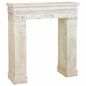 Fireplace Alexandra House Living White Fir wood MDF Wood 30 x 110 x 100 cm