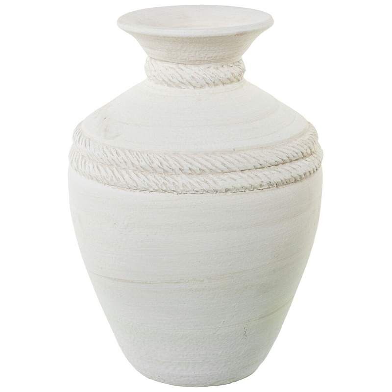 Vase Alexandra House Living White Ceramic 29 x 40 cm