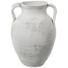 Vaso Alexandra House Living Bianco Grigio Ceramica 25 x 26 x 36 cm