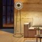 Floor Lamp Alexandra House Living Golden 46 x 43 x 153 cm