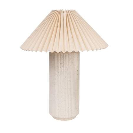 Lampada da tavolo Romimex Bianco Beige Ceramica 35 x 44 x 35 cm