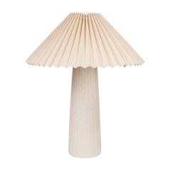 Lampada da tavolo Romimex Bianco Beige Ceramica 35 x 42 x 35 cm